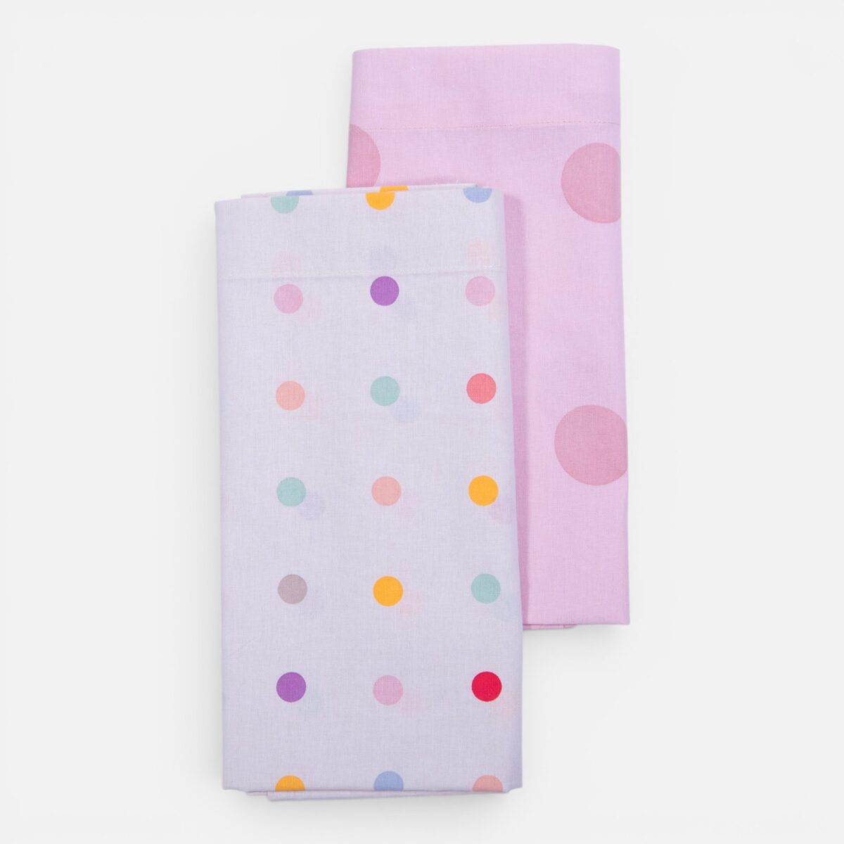 BABY DOTS Set čaršava za krevetac ECRU/PINK - Image 2