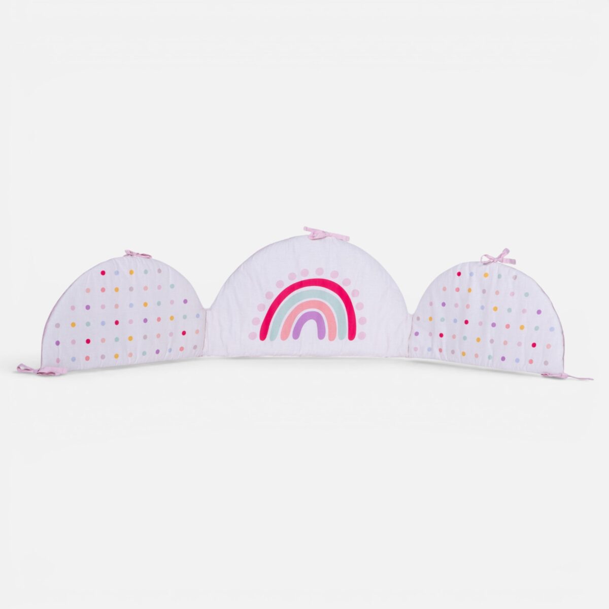 BABY DOTS Ogradica za krevetac ECRU/PINK - Image 2