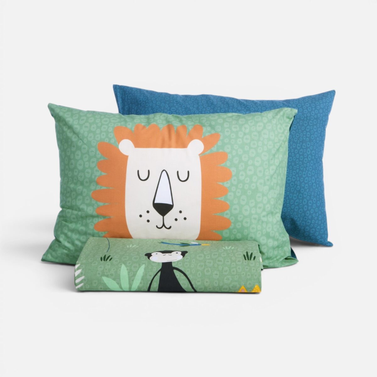 JUNGLE MANIA Posteljina za jedan krevet sa jorganskom navlakom GREEN - Image 4