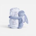 BUNNY BOO Bebi ćebe sa igračkom ECRU/GREY