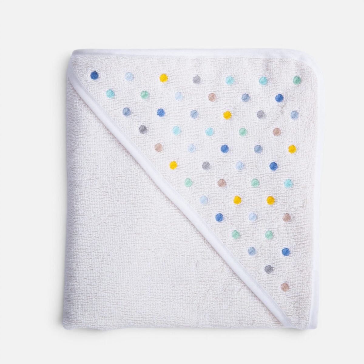 DOTS Peškir sa kapom ECRU/BLUE - Image 2