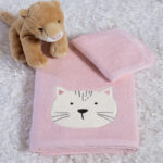 CATS ARE PERFECT Set 2 peškira LOTUS PINK