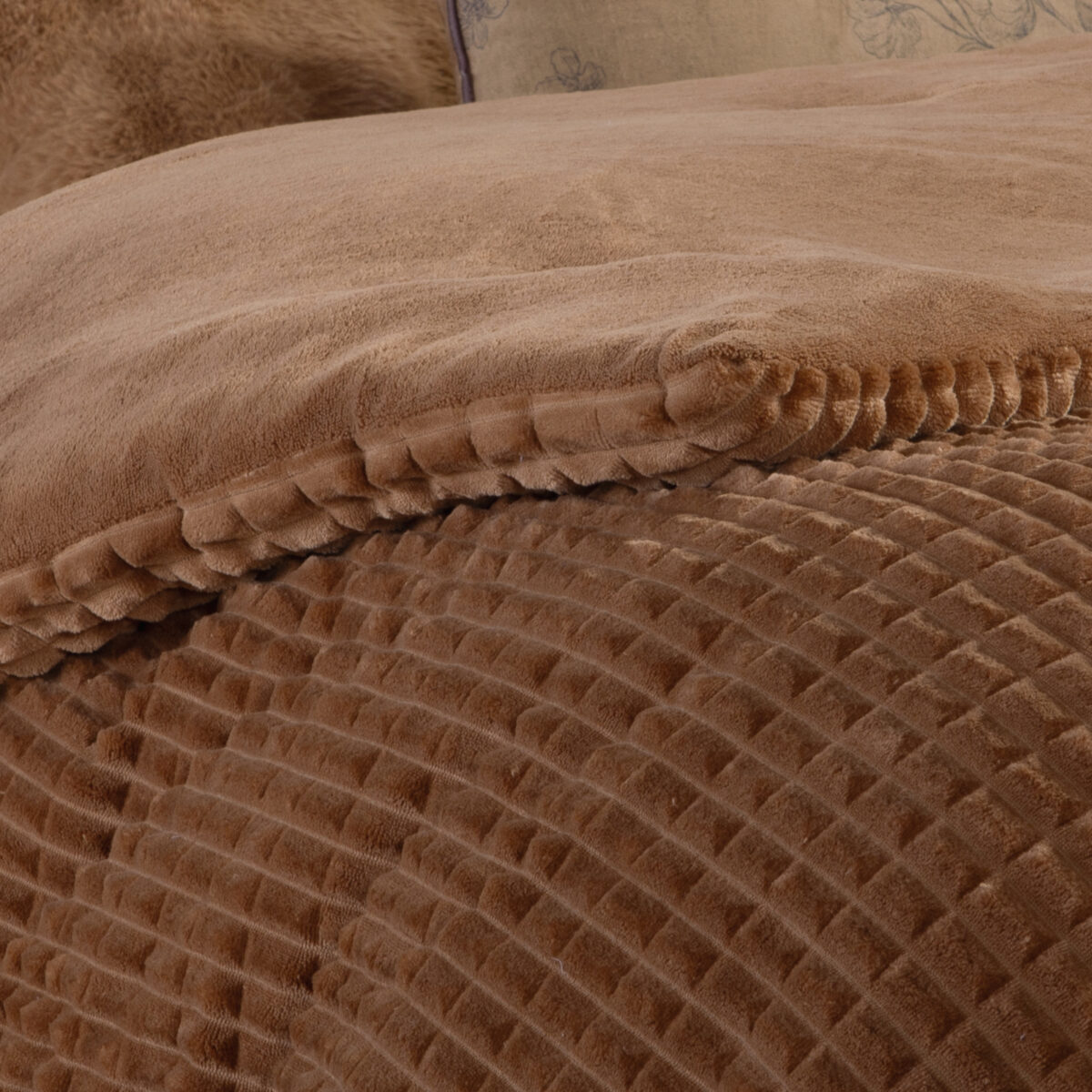 ELAISA Ćebe za francuski krevet CAMEL - Image 2