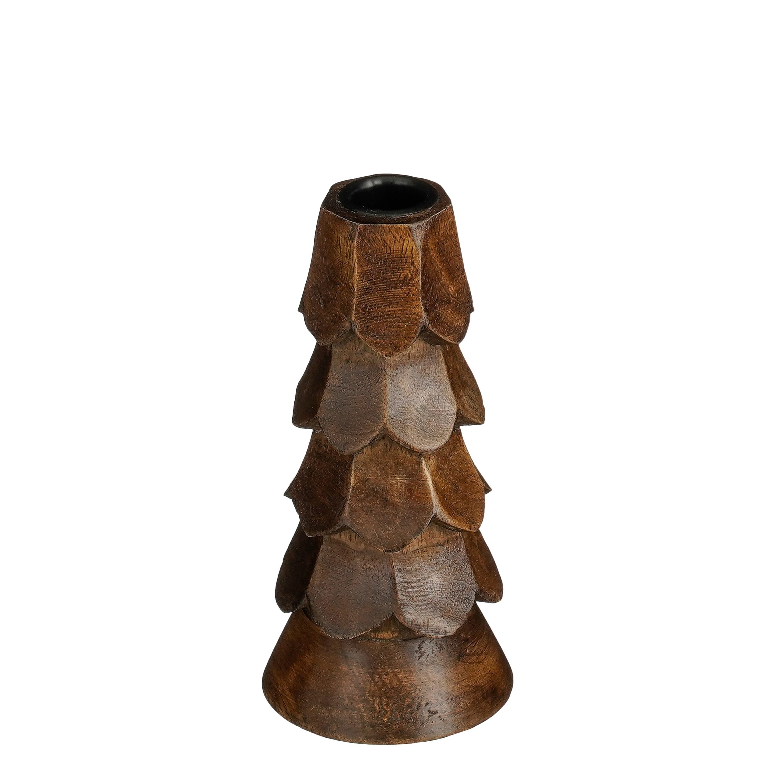 1196212 Svijećnjak Jelka DARK BROWN - Image 1