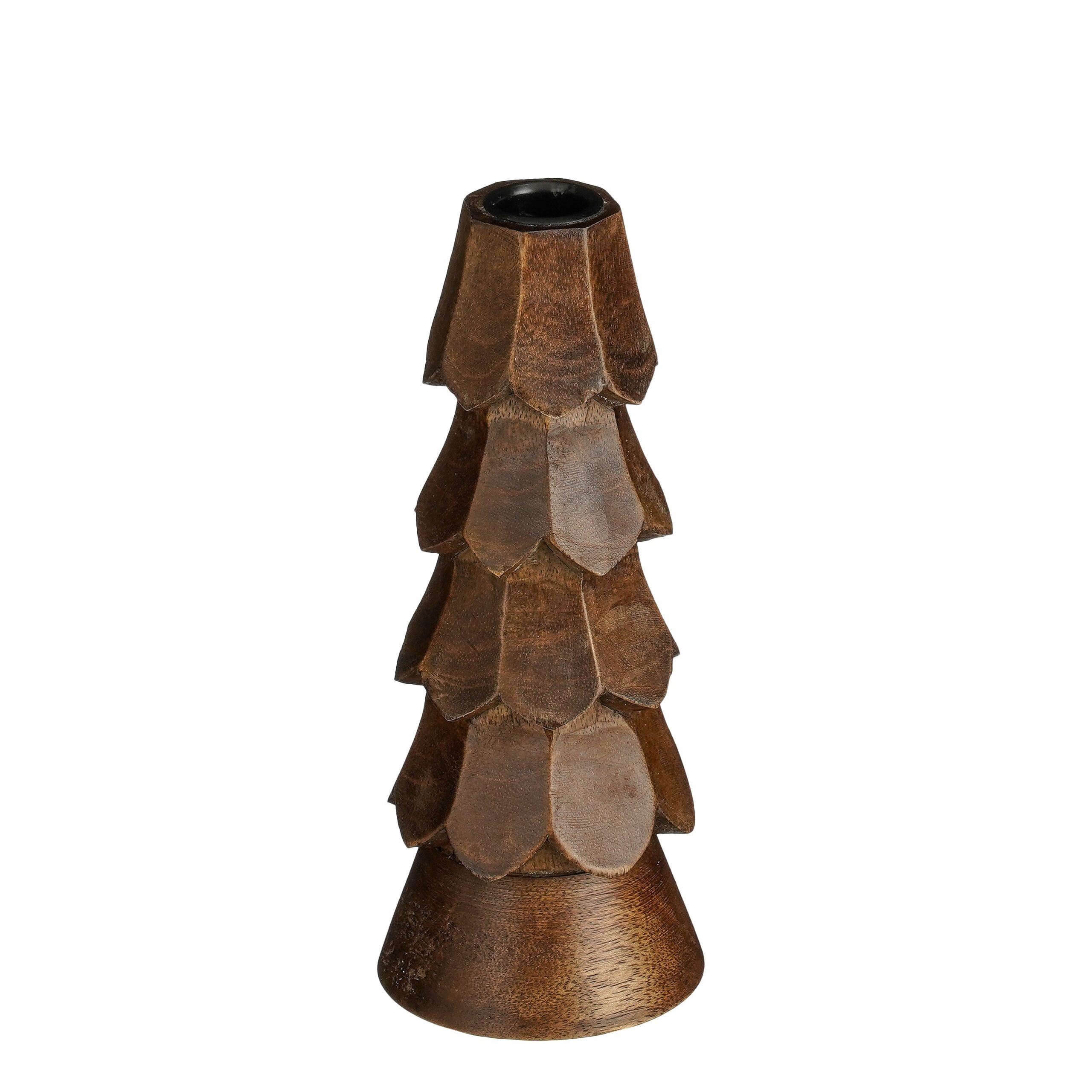1196213 Svijećnjak Jelka DARK BROWN - Image 1