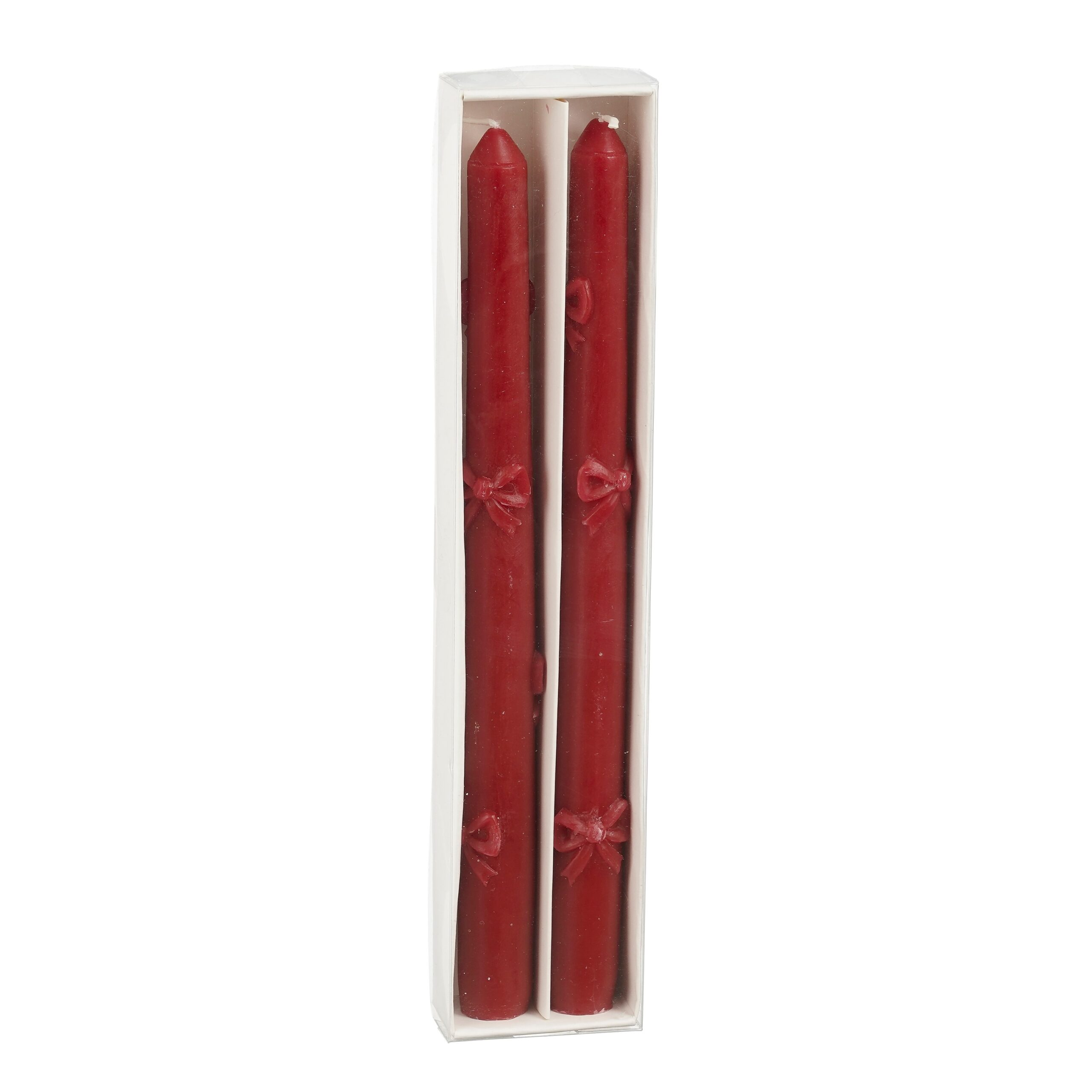 1200320 Visoka svijeća sa mašnom RED - Image 1