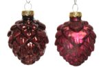Novogodišnji ukras šišarka OXBLOOD - Image 2