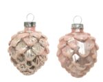 Novogodišnji ukras šišarka BLUSH PINK - Image 2