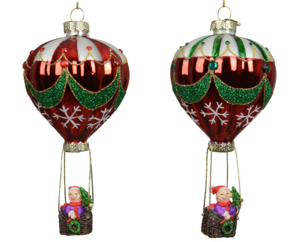 Novogodišnji ukras balon 2 varijante