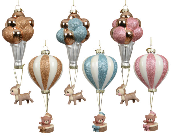 Novogodišnji ukras balon 6 varijanti
