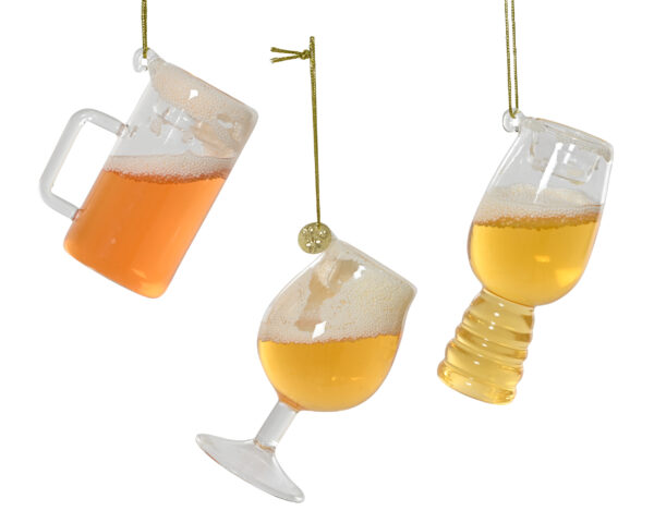 Novogodišnji ukras boca 3 varijante TRANSPARENT