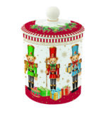 CHRISTMAS TEDDY Posuda sa poklopcem od porcelana