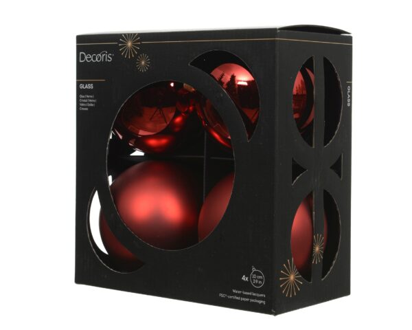Novogodišnje bombice CHRISTMAS RED