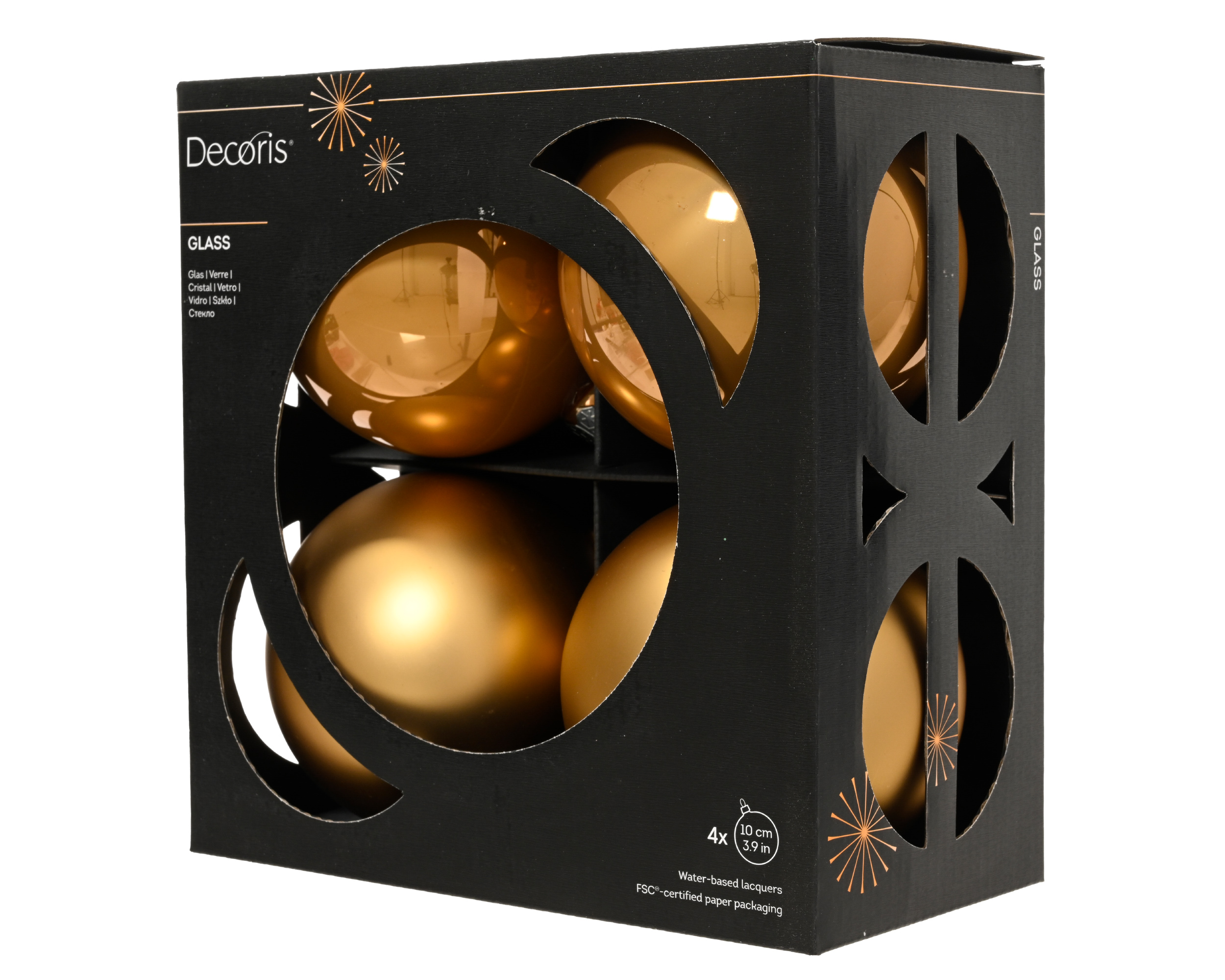 145938-1 Novogodišnje bombice CARAMEL BROWN - Image 1
