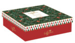 FANCY CHRISTMAS Set 4 šoljice za kafu od porcelana sa tacnama od bambusa - Image 3