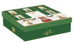 FESTIVE AVENUE Set 4 šoljice za kafu od porcelana sa tacnama od bambusa - Image 3
