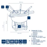 CALIDO Fondue set od 10 djelova RED - Image 2