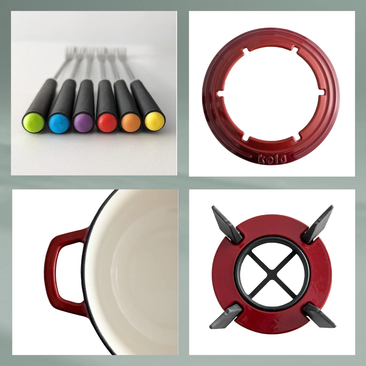 CALIDO Fondue set od 10 djelova RED - Image 5