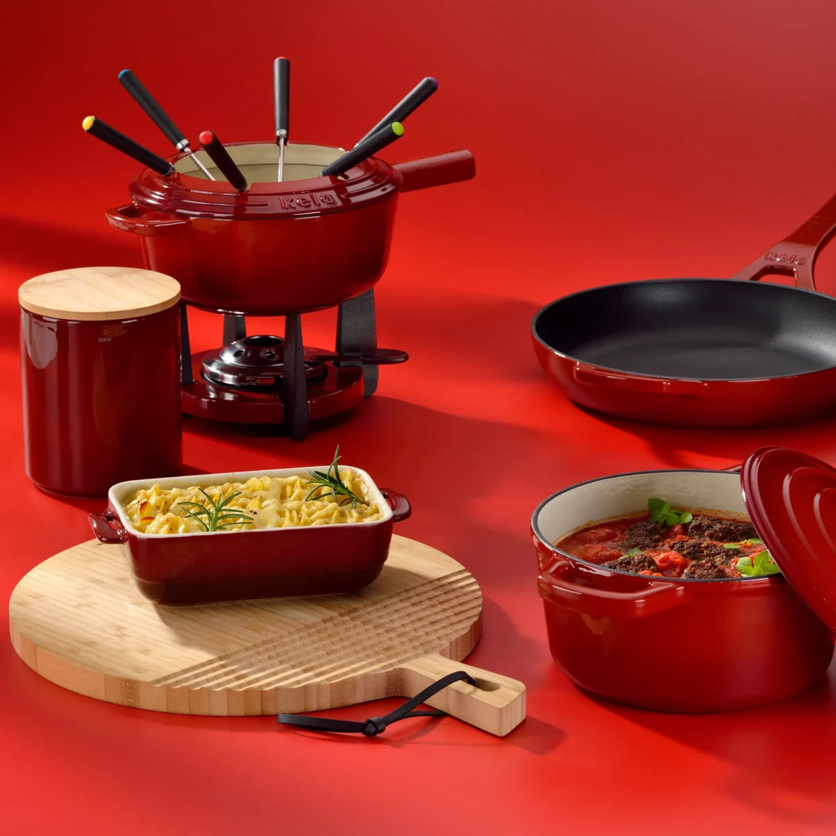 CALIDO Fondue set od 10 djelova RED - Image 3