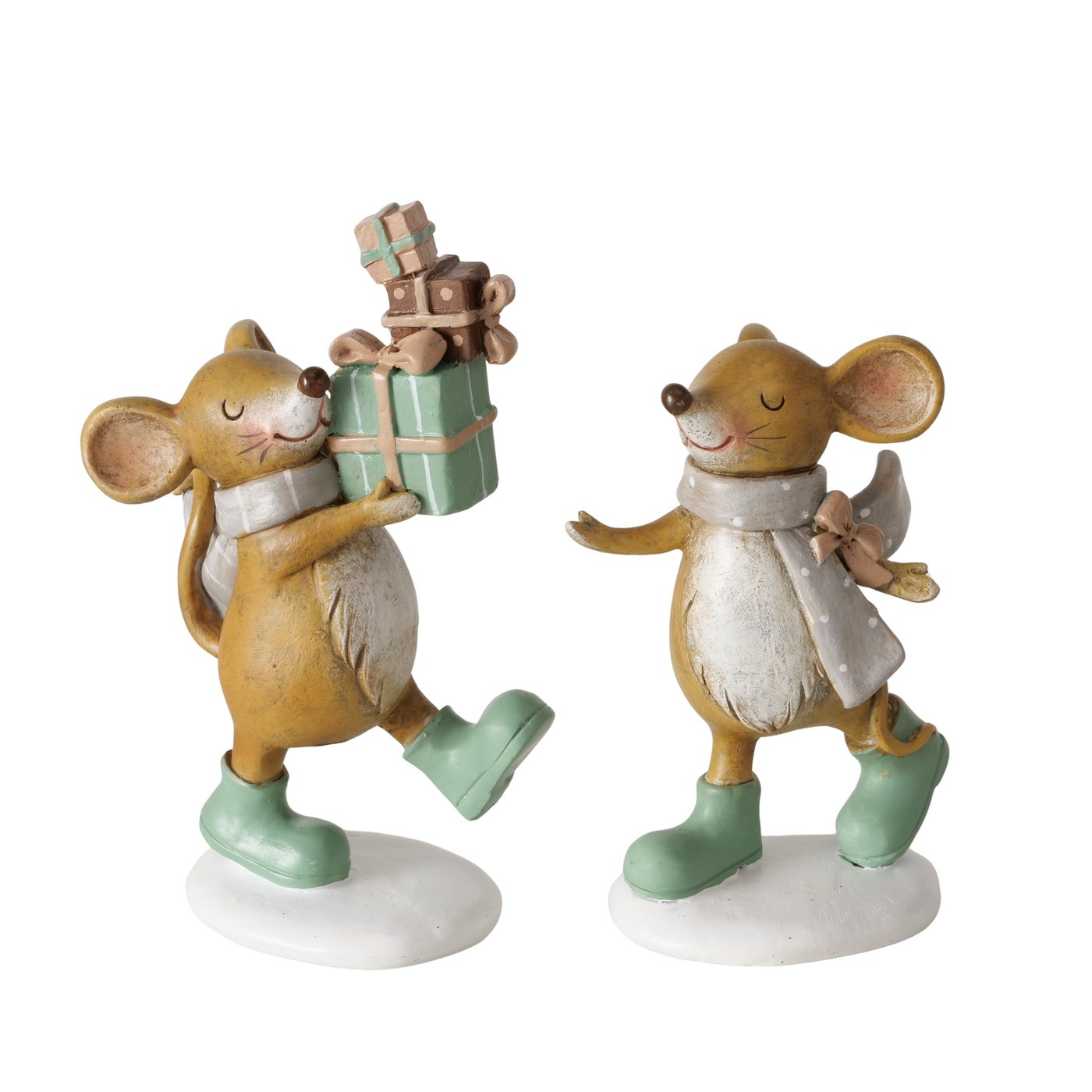 2084381- MAUSI Figura 2 varijante miš BEIGE/GREEN - Image 1