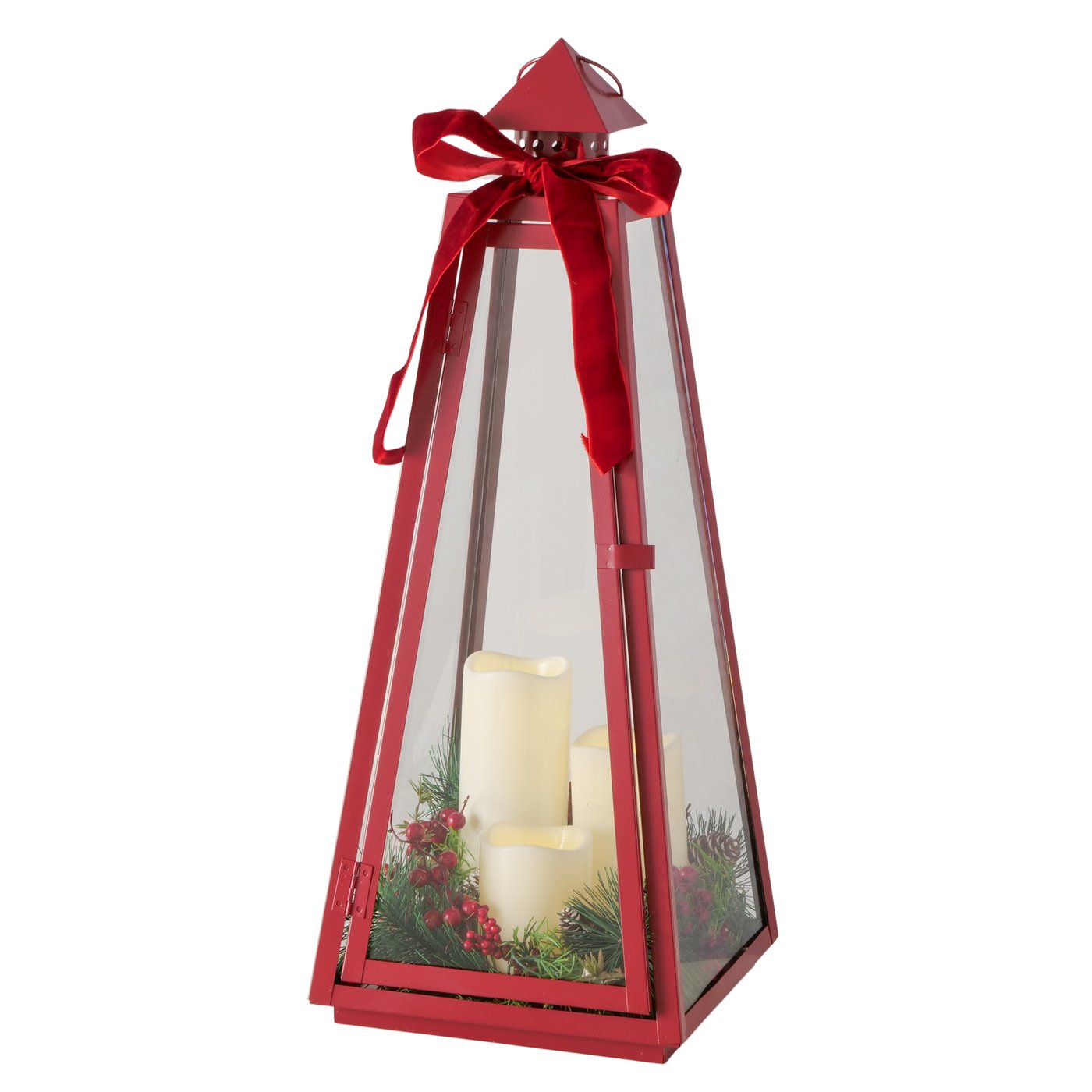 2086228- FINTO LED fenjer sa tajmerom RED - Image 1