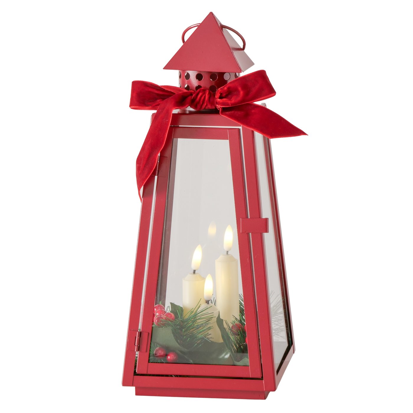 2086265- FINTO LED fenjer sa tajmerom RED - Image 1
