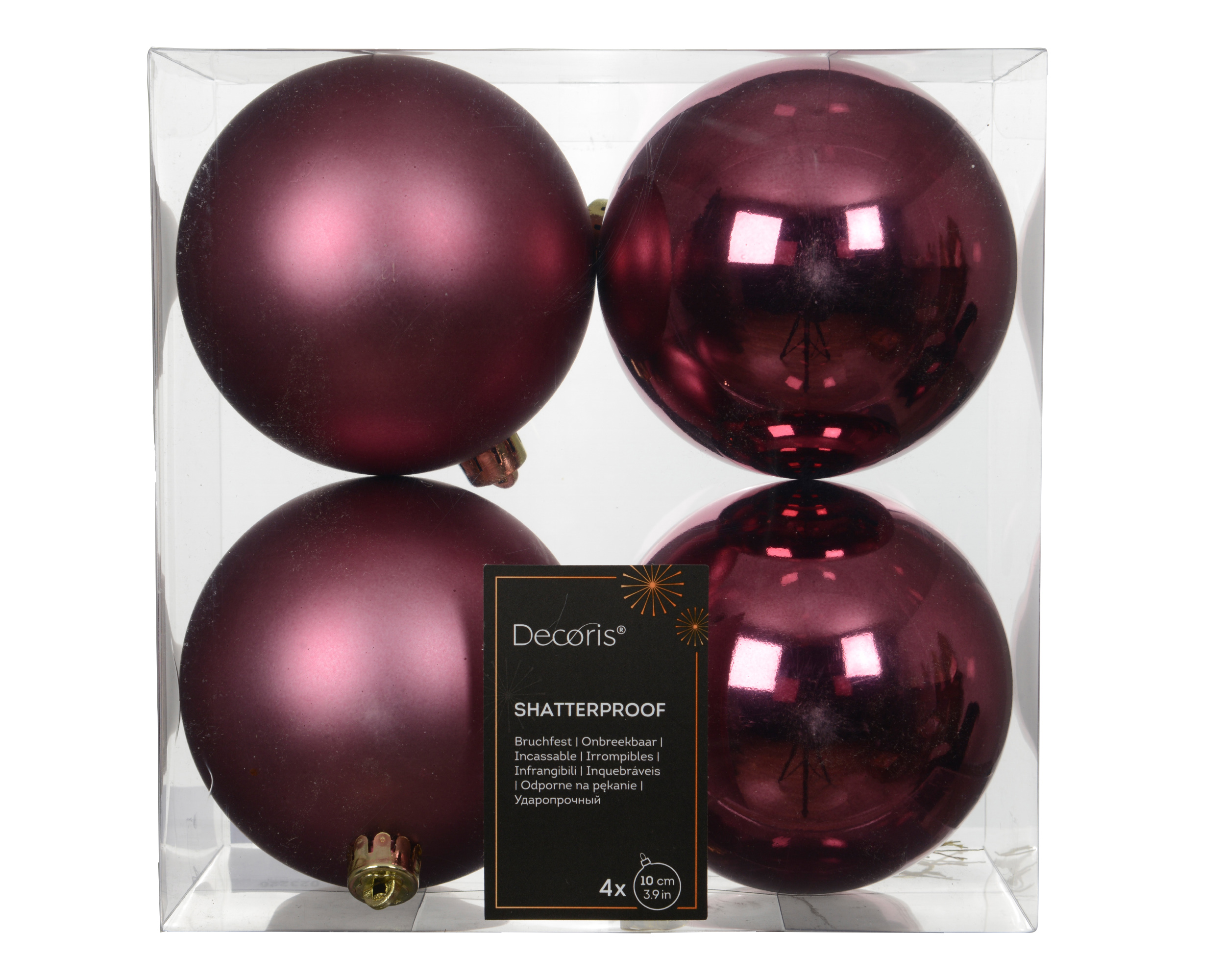 23226-1 Novogodišnje bombice DARK ROSE - Image 1
