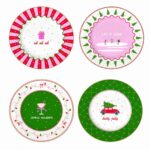 CHRISTMAS TWIST Set 4 desertna tanjira od porcelana - Image 2