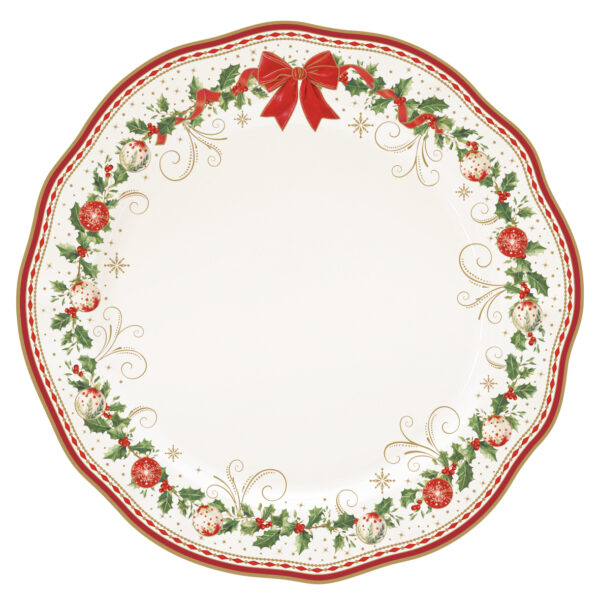 CHRISTMAS HERITAGE Plitki tanjir od porcelana