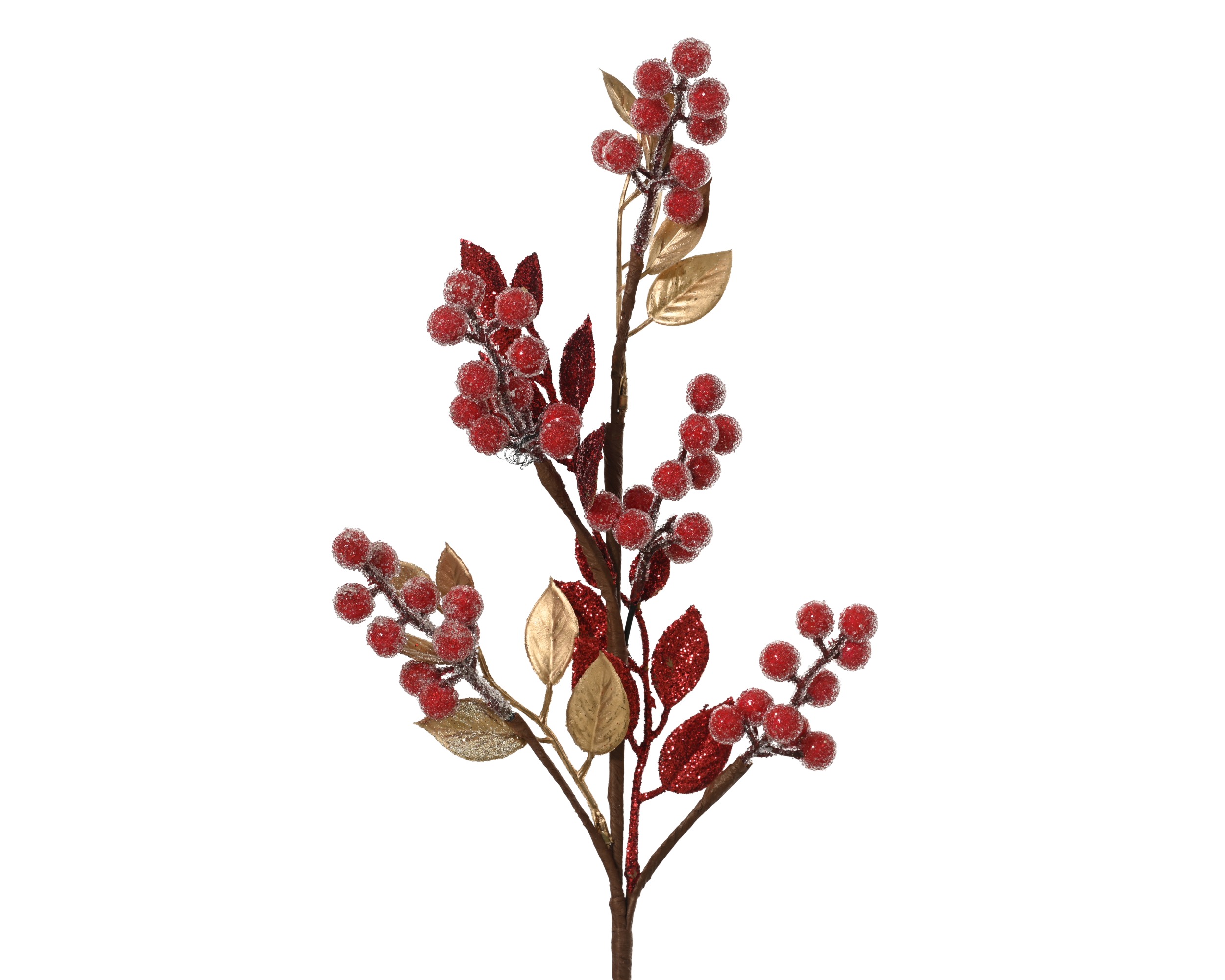 398507-1 Dekorativna grana CHRISTMAS RED - Image 1