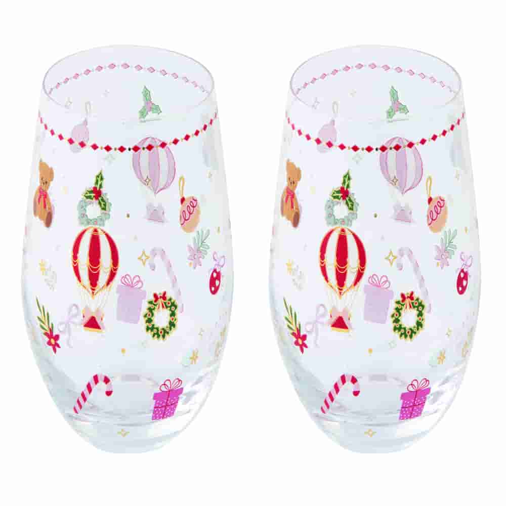 4015 CTWI CHRISTMAS TWIST Set 2 staklene čaše - Image 1