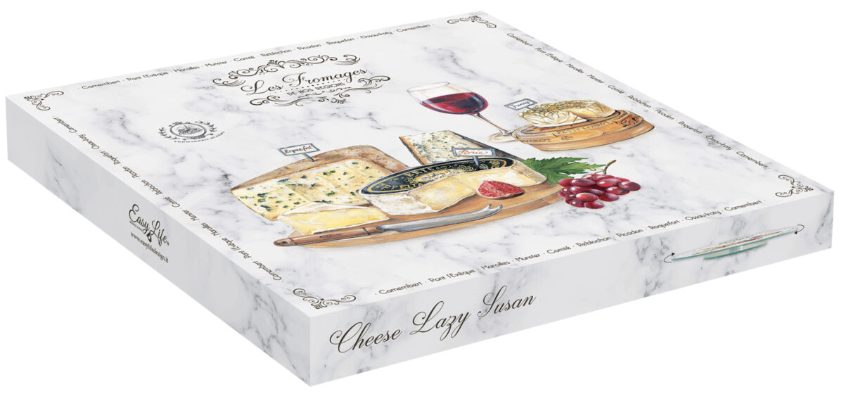 LES FROMAGES Rotirajuća staklena ploča za serviranje sira - Image 5