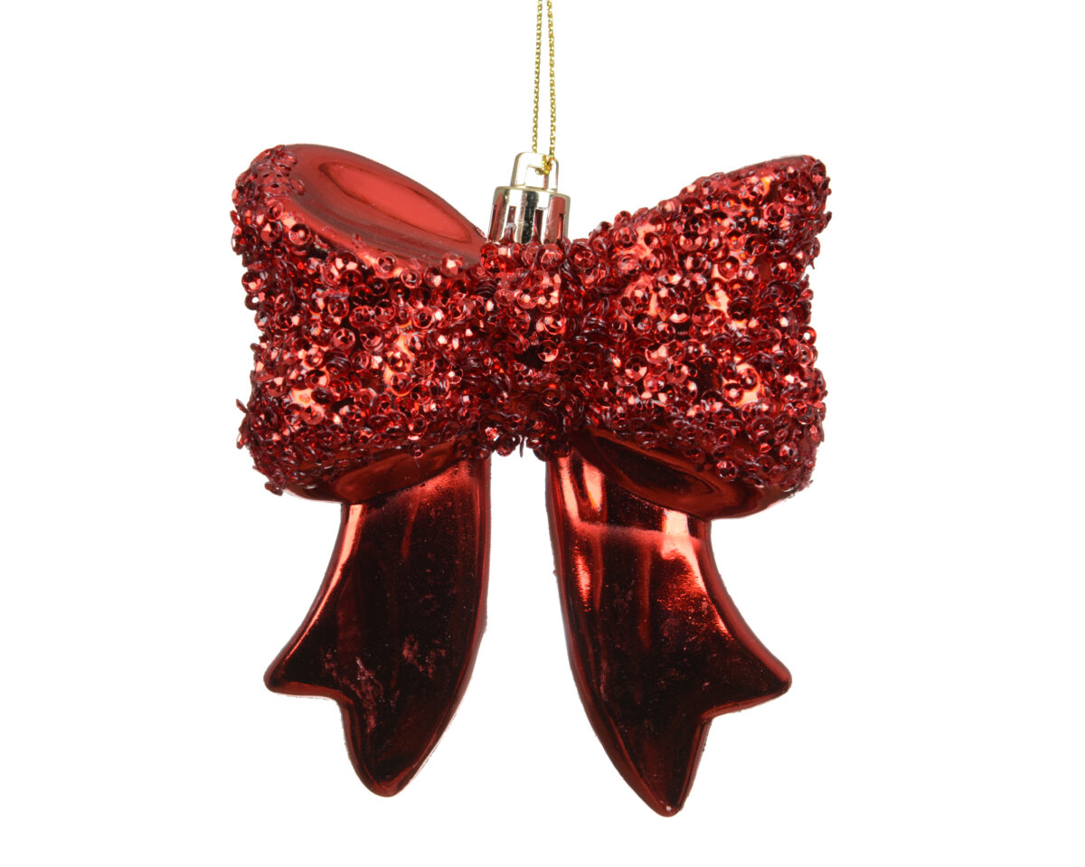 Novogodišnji ukras mašna CHRISTMAS RED - Image 2