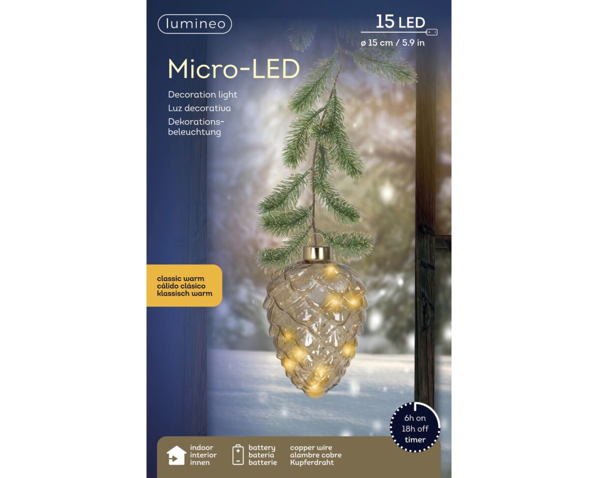 Mikro LED šišarka na baterije INDOOR - Image 4